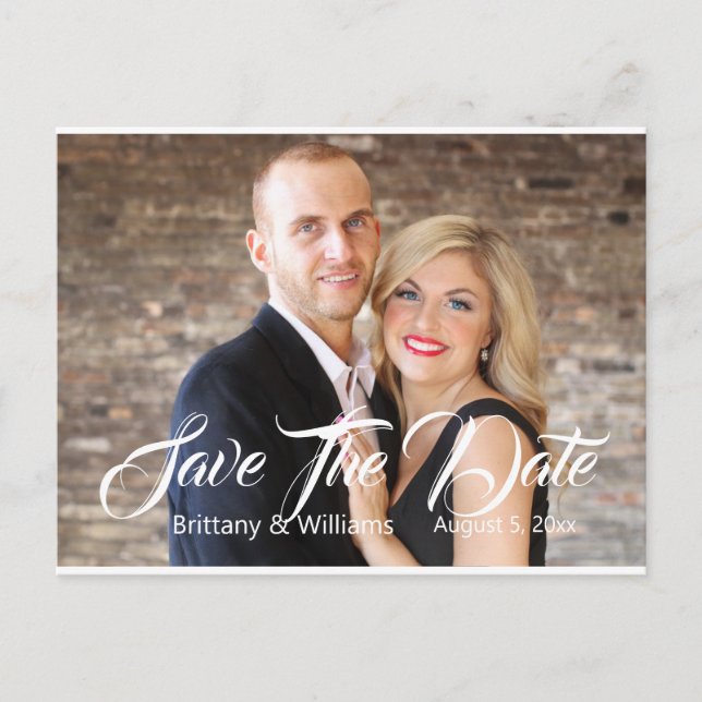 Postal Foto moderna Salven la fecha (Anverso)