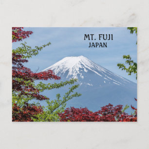 Postal Foto Monte Fuji Volcán en Japón