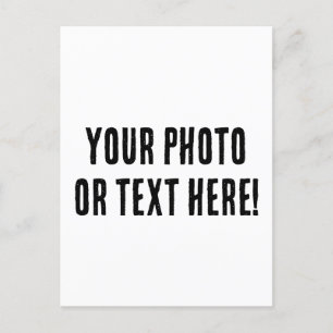 Postal Foto o texto personalizado