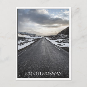 Postal Foto paisajista de la carretera del norte de Norue