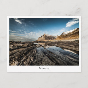Postal Foto paisajista de Noruega