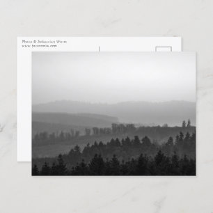 Postal Foto paisajística de Misty Mountains