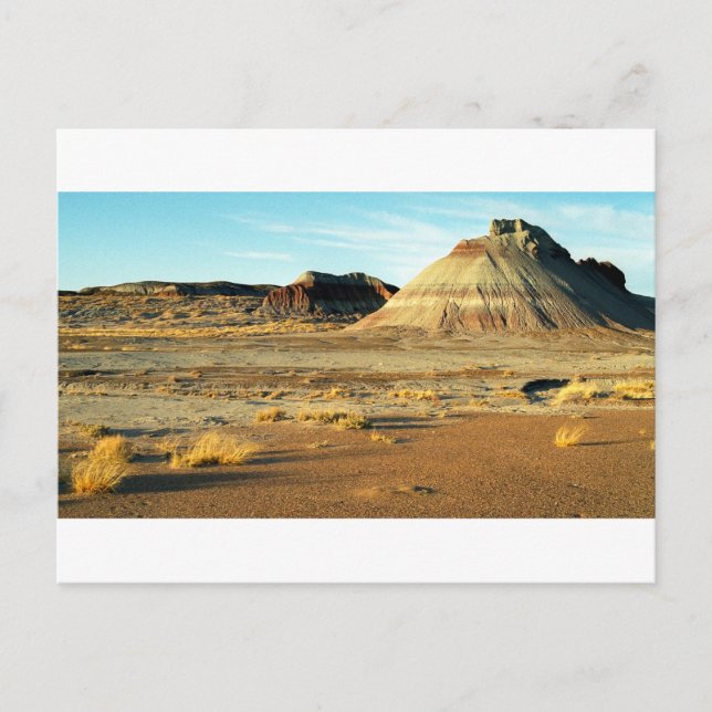 Postal Foto paisajística del desierto petrolífero de Ariz (Anverso)