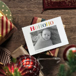 Postal Foto personal moderna | Colorful HOHOHO<br><div class="desc">Foto personal moderna | Colorful HOHOHO</div>