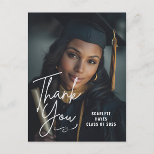 Postal Foto Personalizada de Graduación   Escrita a Mano 