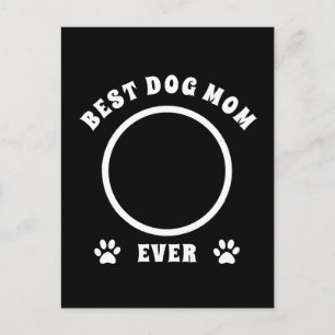 Postal Foto personalizada de la mejor madre del perro Per