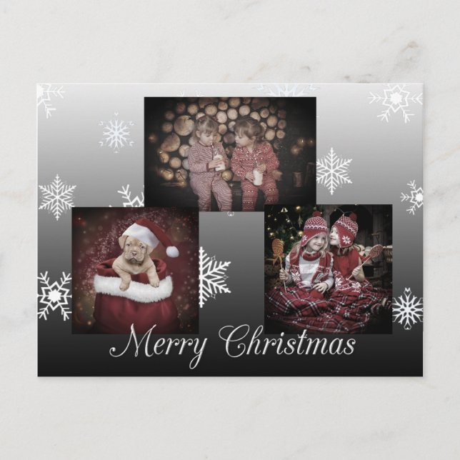Postal Foto personalizada de Navidades de BlackMerry (Anverso)