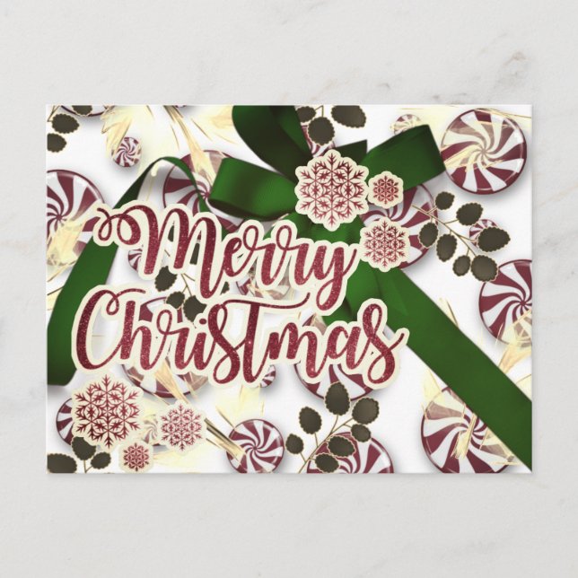 Postal Foto personalizada de Navidades de Mayberry (Anverso)