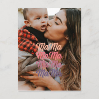 Postal Foto personalizada del Día de la Madre