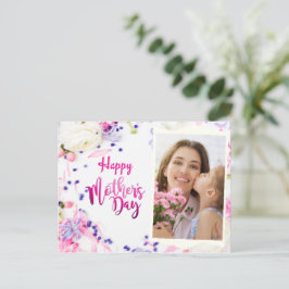 Postal Foto personalizada del Día de la Madre Feliz