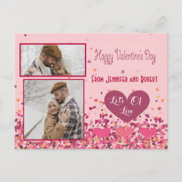 Postal Foto personalizada del Día de San Valentín Corazon