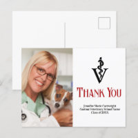Foto personalizada del veterinario Agradecimiento 