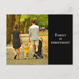 Postal Foto personalizada familiar