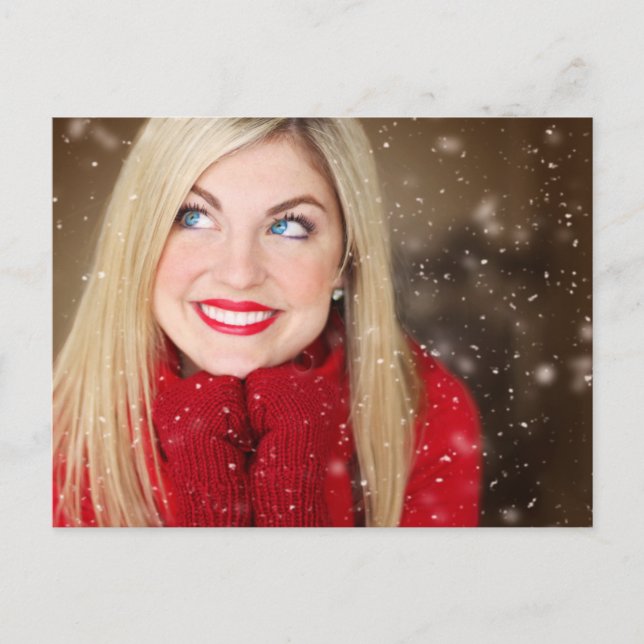 Postal Foto personalizada moderna (Anverso)