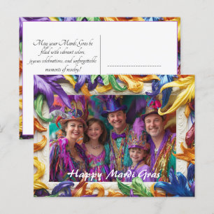Postal Foto personalizado 💚 💜 💛 Elegancia