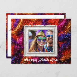 Postal Foto personalizado 💚 💜 💛 Mágica Mardi Gras