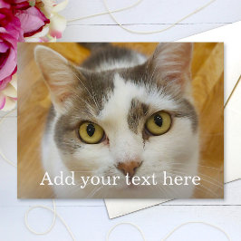 Postal Foto personalizado y nombre personalizado