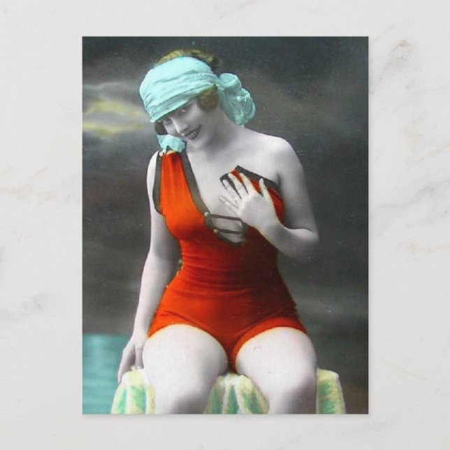 Postal Foto Risqué Vintage (Anverso)