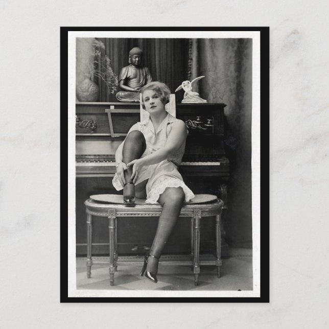 Postal Foto Risqué Vintage (Anverso)