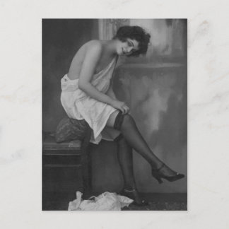 Postal Foto Risqué Vintage