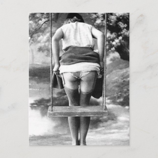 Postal Foto Risqué Vintage (Anverso)