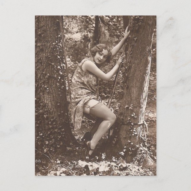 Postal Foto Risqué Vintage (Anverso)
