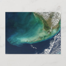 Postal Foto satelital de los Cayos de Florida