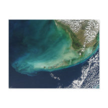 Foto satelital de los Cayos de Florida
