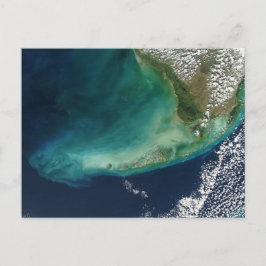 Postal Foto satelital de los Cayos de Florida