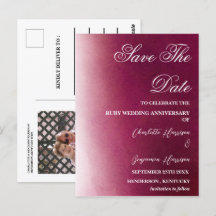 Foto Save the Date 40º Aniversario de Bodas de Rub