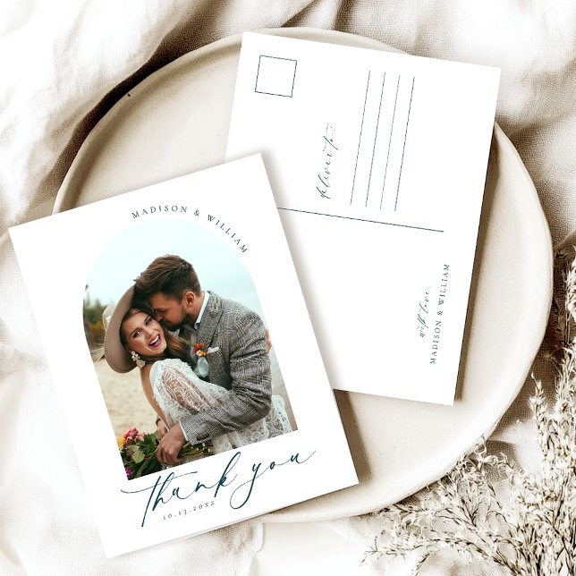 Postal Foto simple Boda Gracias (Subido por el creador)