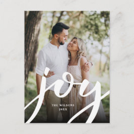 Postal Foto simple de Navidades de alegría