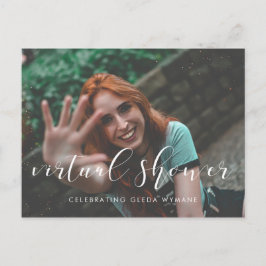 Postal Foto simple y elegante de la ducha virtual de novi