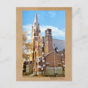 Postal Foto vintage de iglesia editable de los años 70