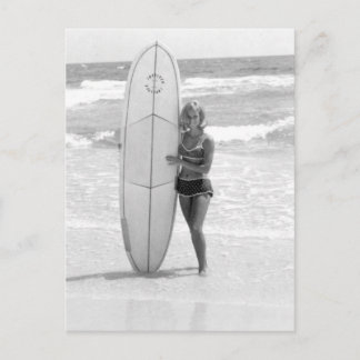 Postal Foto Vintage del Chica de Bikini Fort Walton Beach