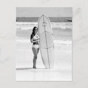Postal Foto Vintage del Chica de Bikini Fort Walton Beach