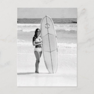 Postal Foto Vintage del Chica de Bikini Fort Walton Beach