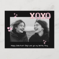 Foto y texto del Personalizado de XOXO Galentine m