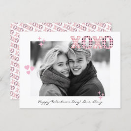 Postal Foto y texto del Personalizado El día de San Valen