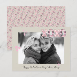 Postal Foto y texto del Personalizado El día de San Valen