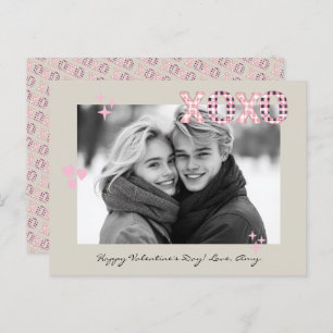 Postal Foto y texto del Personalizado El día de San Valen