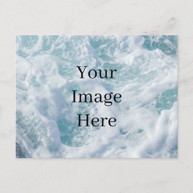 Postal Foto y texto Personalizado personalizados (Anverso)