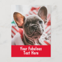 Foto y texto personalizados