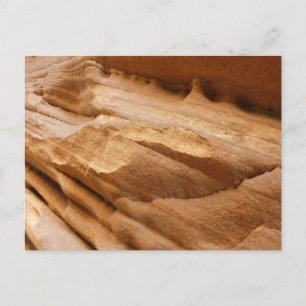 Postal Fotografía abstracta de la pared del cañón de Sión