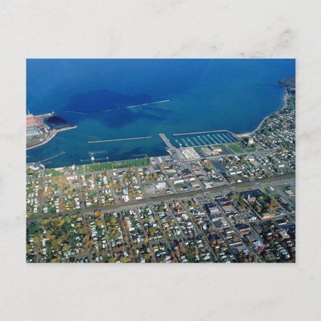 Postal Fotografía aérea de Dunkirk (Anverso)