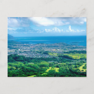 Postal Fotografía Aérea de Oahu Hawaii