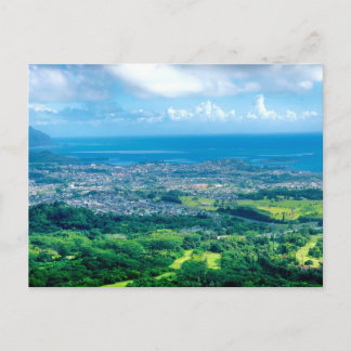 Postal Fotografía Aérea de Oahu Hawaii