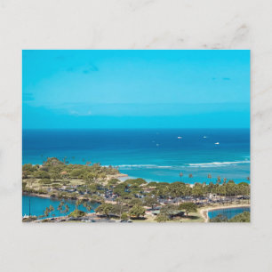 Postal Fotografía Aérea de Oahu Hawaii