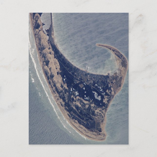 Postal Fotografía aérea de Provincetown (Anverso)