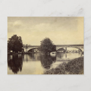 Postal Fotografía antigua del puente ferroviario Maidenhe